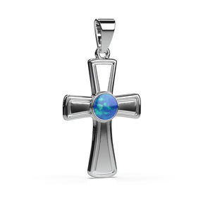 Ashes Infused JewelleryAura Star Pendant Cross Classic