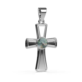 Ashes Infused JewelleryAura Star Pendant Cross Classic