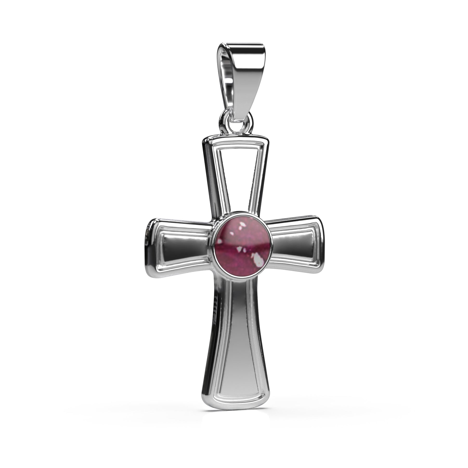 Ashes Infused JewelleryAura Star Pendant Cross Classic