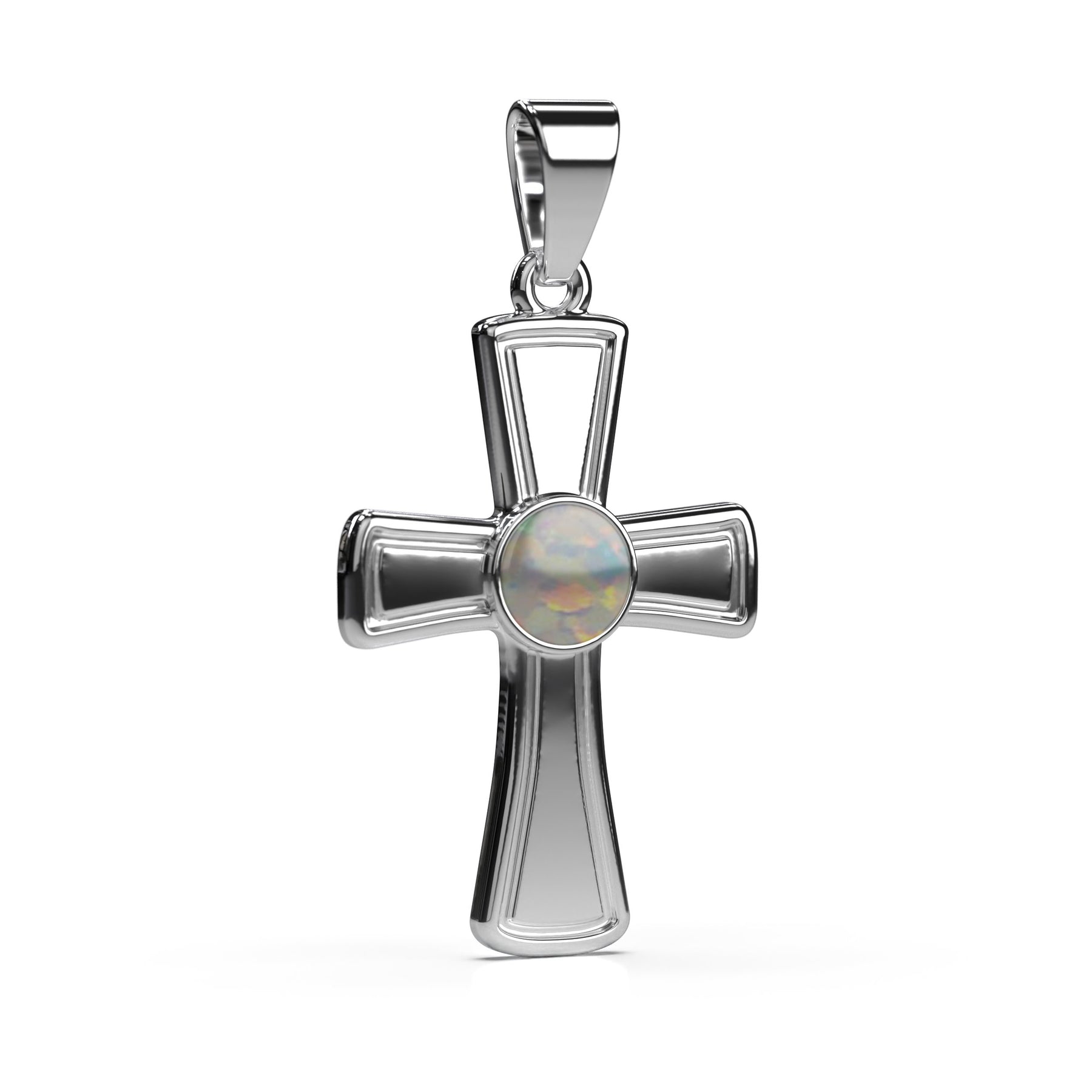 Ashes Infused JewelleryAura Star Pendant Cross Classic