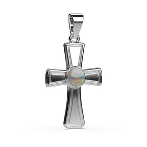 Ashes Infused JewelleryAura Star Pendant Cross Classic