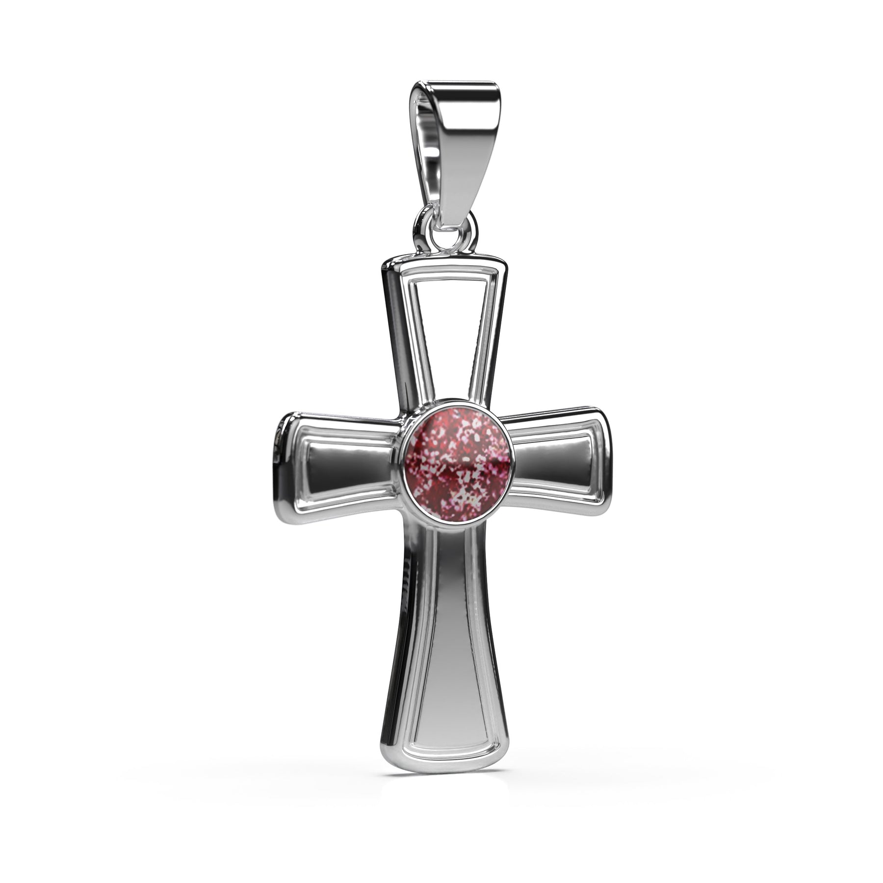 Ashes Infused JewelleryAura Star Pendant Cross Classic