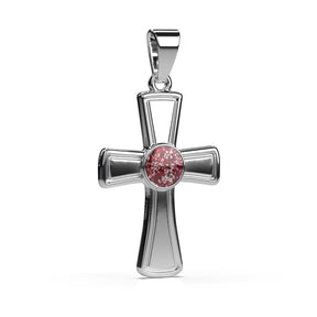 Ashes Infused JewelleryAura Star Pendant Cross Classic