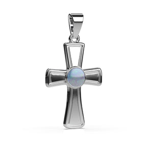 Ashes Infused JewelleryAura Star Pendant Cross Classic
