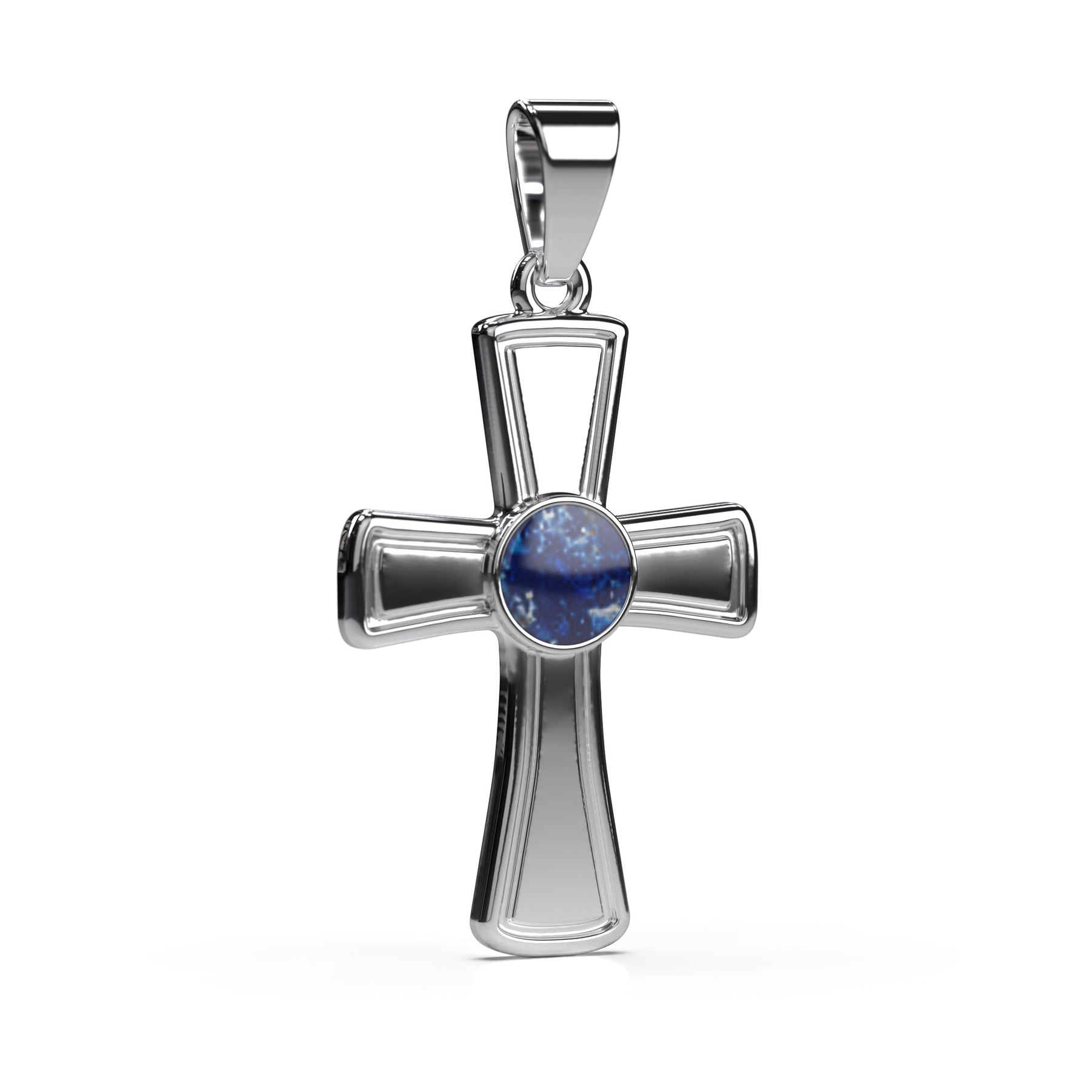 Ashes Infused JewelleryAura Star Pendant Cross Classic