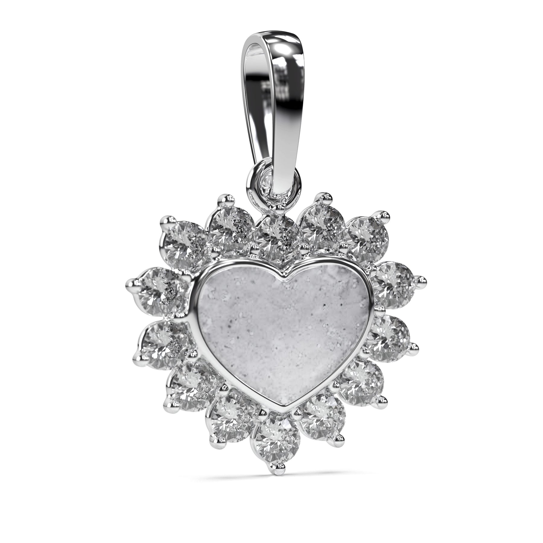Ashes Infused JewelleryAura Star Pendant Diamond Heart