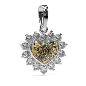 Ashes Infused JewelleryAura Star Pendant Diamond Heart