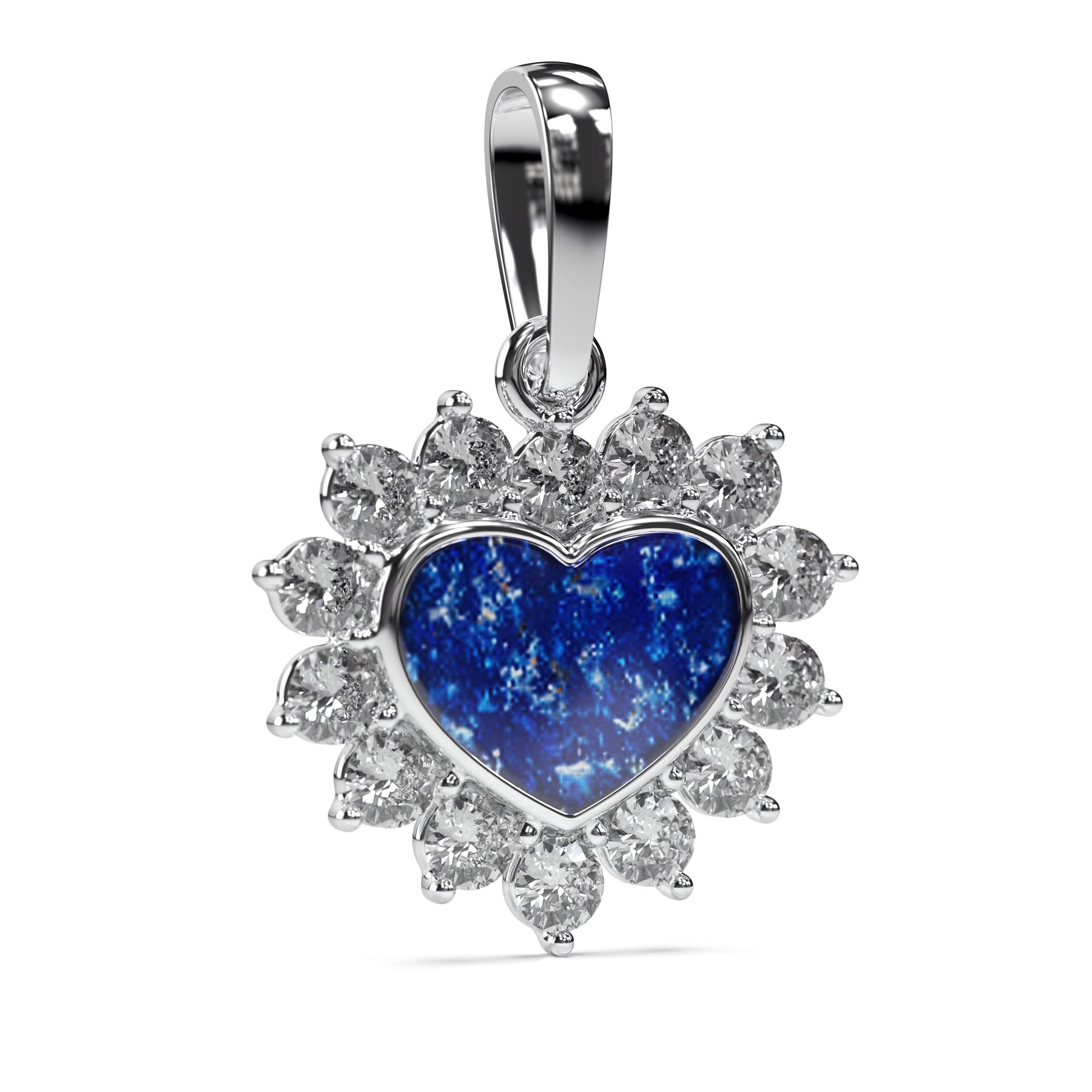 Ashes Infused JewelleryAura Star Pendant Diamond Heart