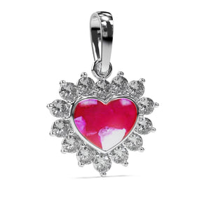Ashes Infused JewelleryAura Star Pendant Diamond Heart