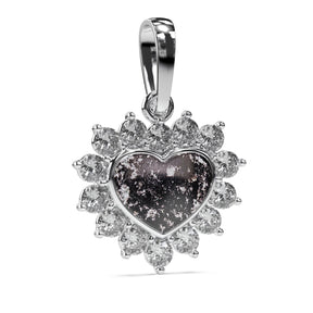 Ashes Infused JewelleryAura Star Pendant Diamond Heart