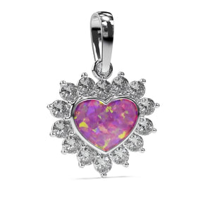 Ashes Infused JewelleryAura Star Pendant Diamond Heart