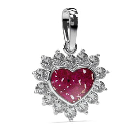 Ashes Infused JewelleryAura Star Pendant Diamond Heart