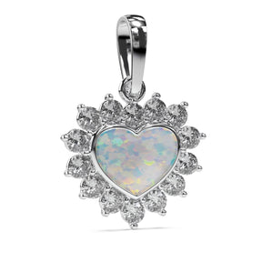 Ashes Infused JewelleryAura Star Pendant Diamond Heart
