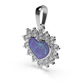 Ashes Infused JewelleryAura Star Pendant Diamond Heart