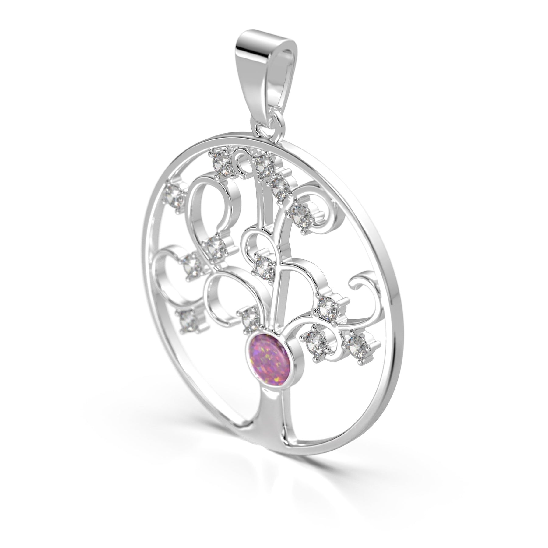 Ashes Infused JewelleryAura Star Pendant Diamond Tree