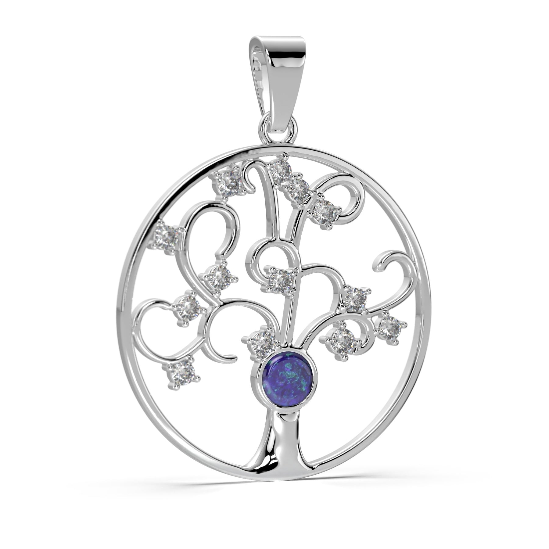 Ashes Infused JewelleryAura Star Pendant Diamond Tree