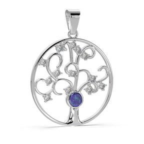 Ashes Infused JewelleryAura Star Pendant Diamond Tree