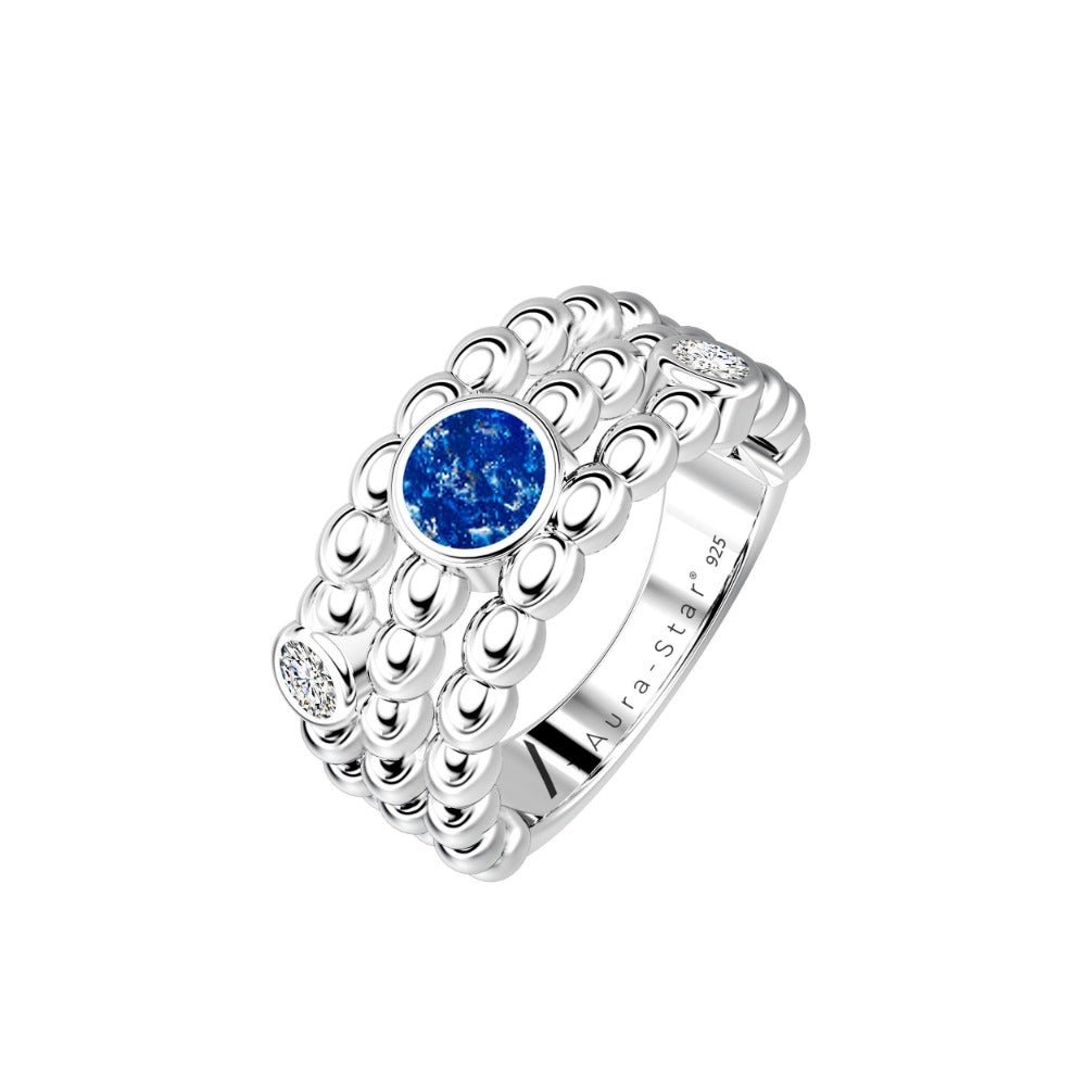 Ashes Infused JewelleryAura-Star Ring Desire