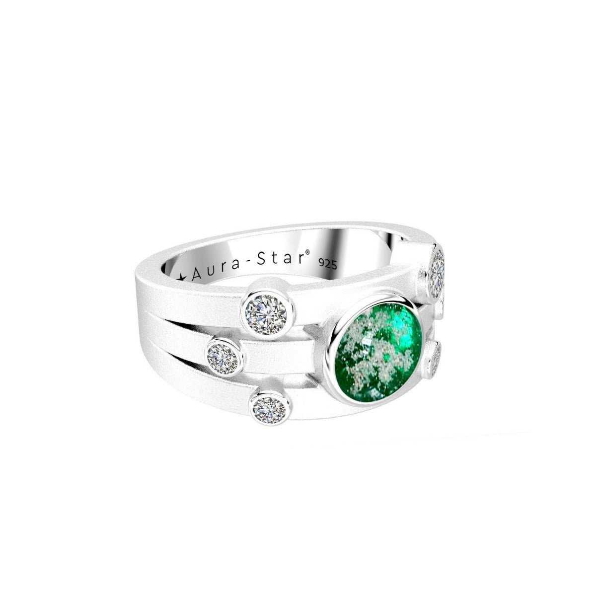 Ashes Infused JewelleryAura-Star Ring Drops