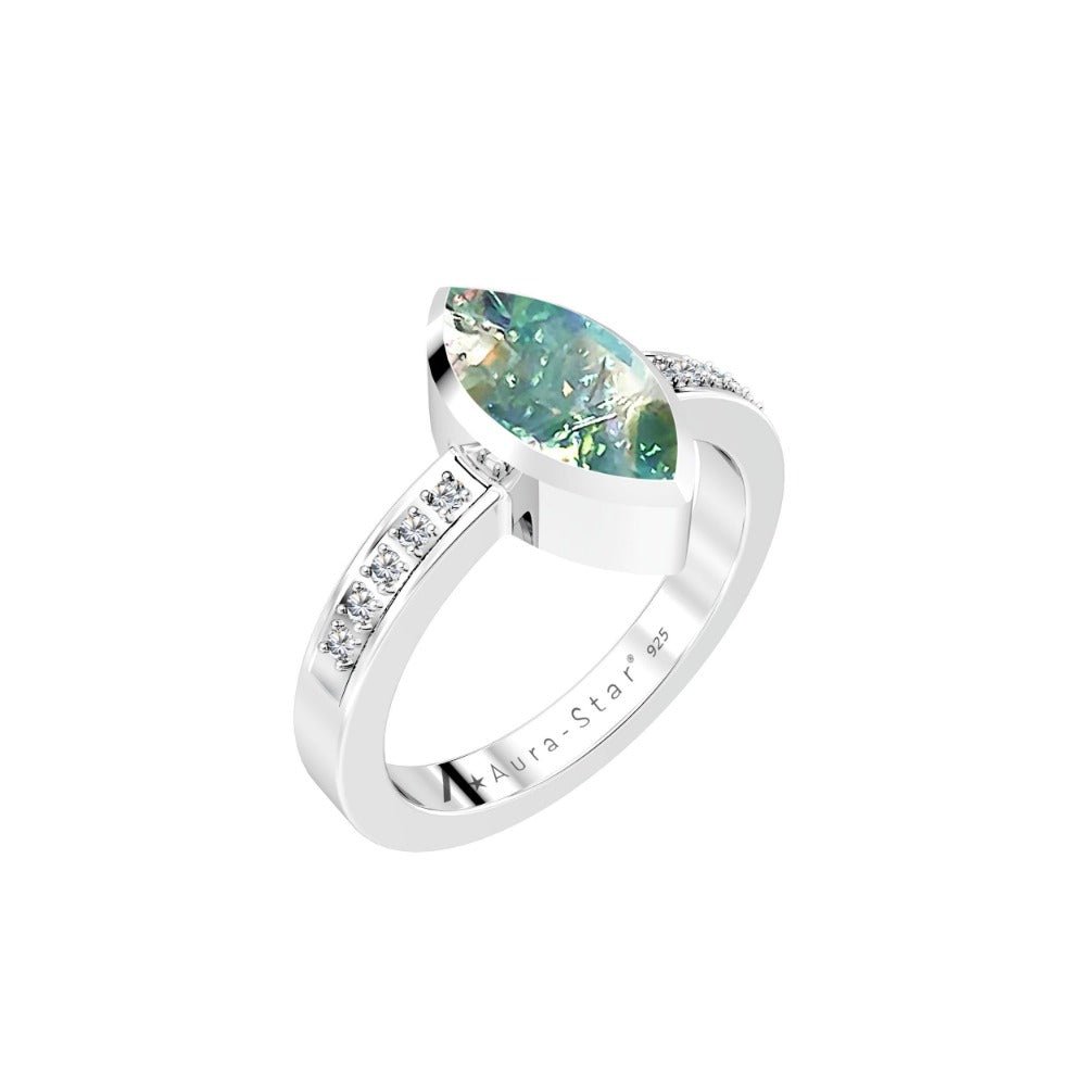 Ashes Infused JewelleryAura-Star Ring Esteem