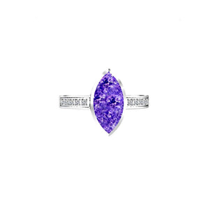 Ashes Infused JewelleryAura-Star Ring Esteem
