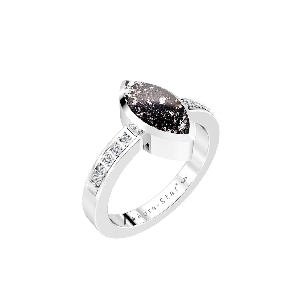 Ashes Infused JewelleryAura-Star Ring Esteem