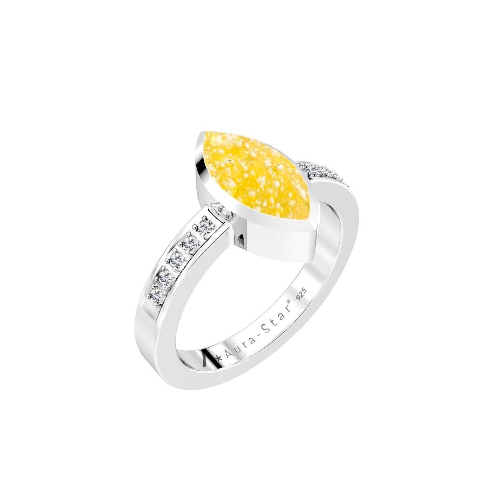 Ashes Infused JewelleryAura-Star Ring Esteem