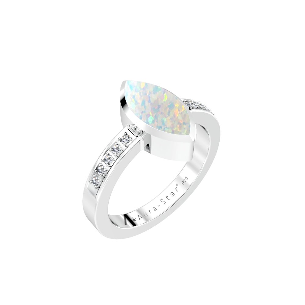 Ashes Infused JewelleryAura-Star Ring Esteem