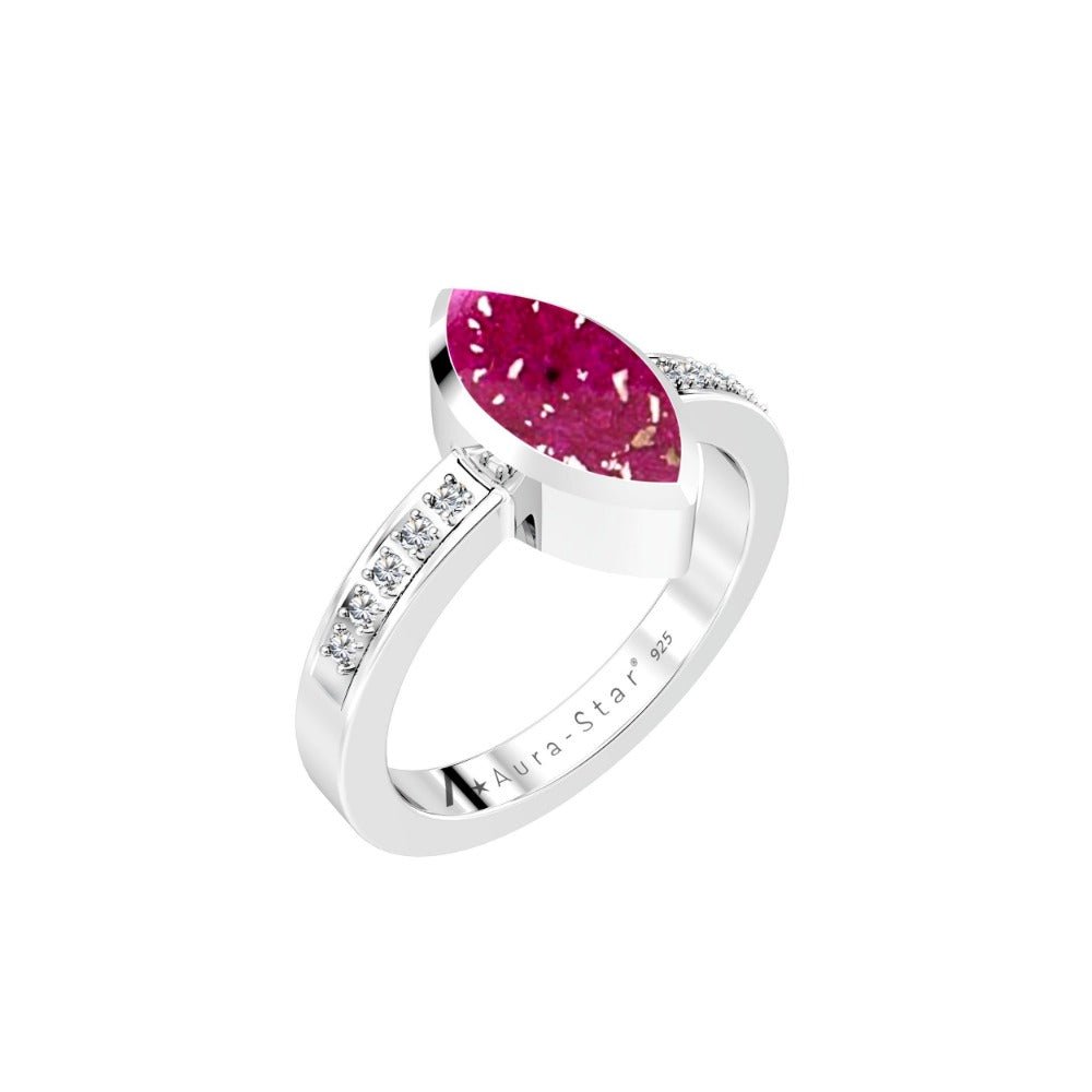 Ashes Infused JewelleryAura-Star Ring Esteem
