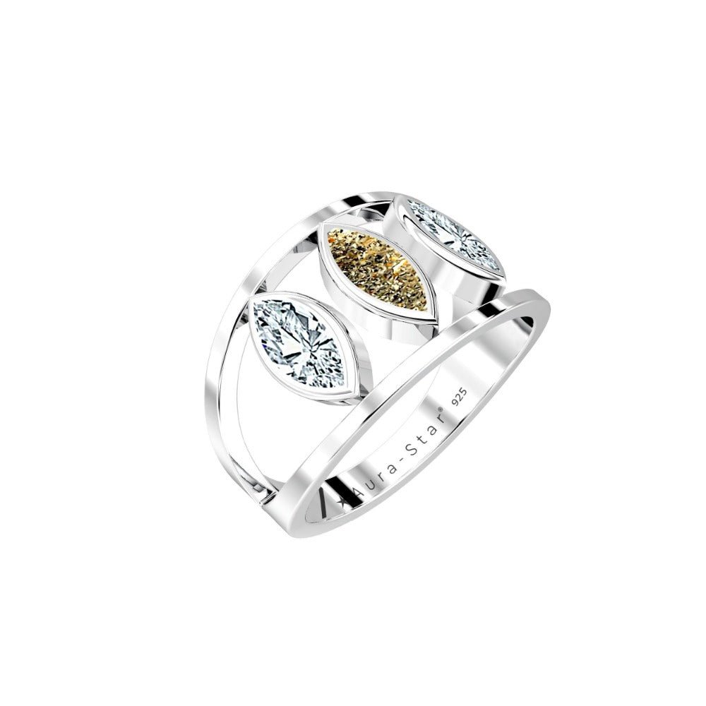 Ashes Infused JewelleryAura-Star Ring Glory