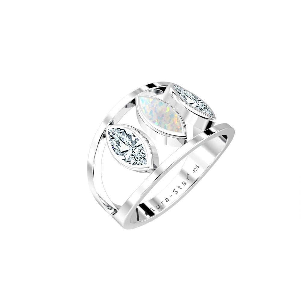 Ashes Infused JewelleryAura-Star Ring Glory