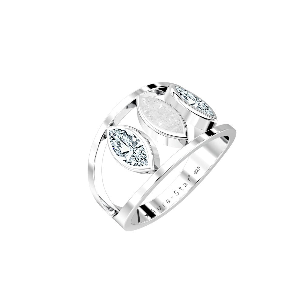 Ashes Infused JewelleryAura-Star Ring Glory