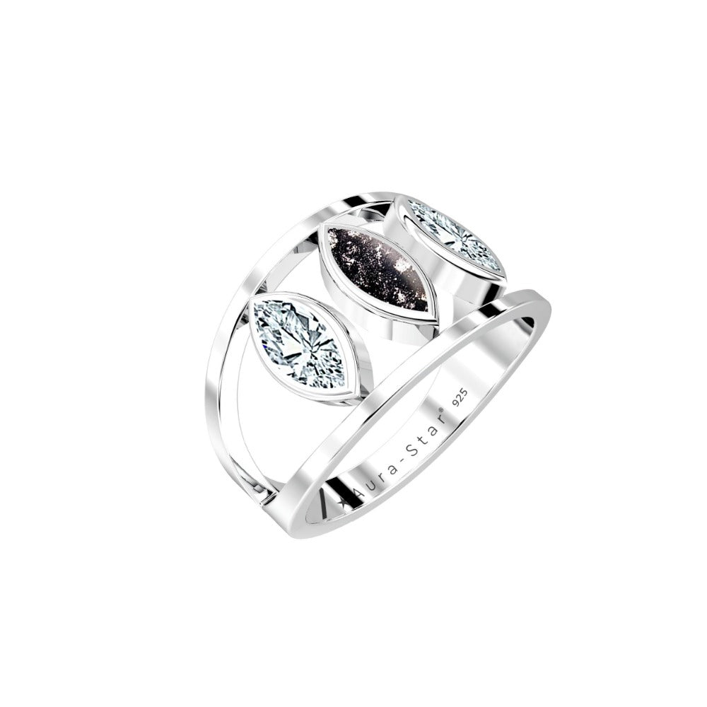 Ashes Infused JewelleryAura-Star Ring Glory