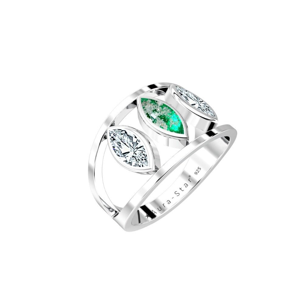 Ashes Infused JewelleryAura-Star Ring Glory