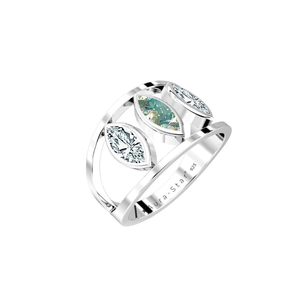 Ashes Infused JewelleryAura-Star Ring Glory