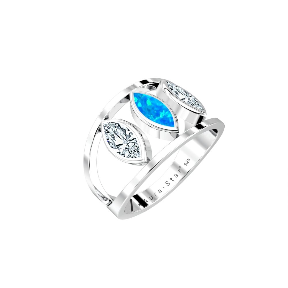 Ashes Infused JewelleryAura-Star Ring Glory