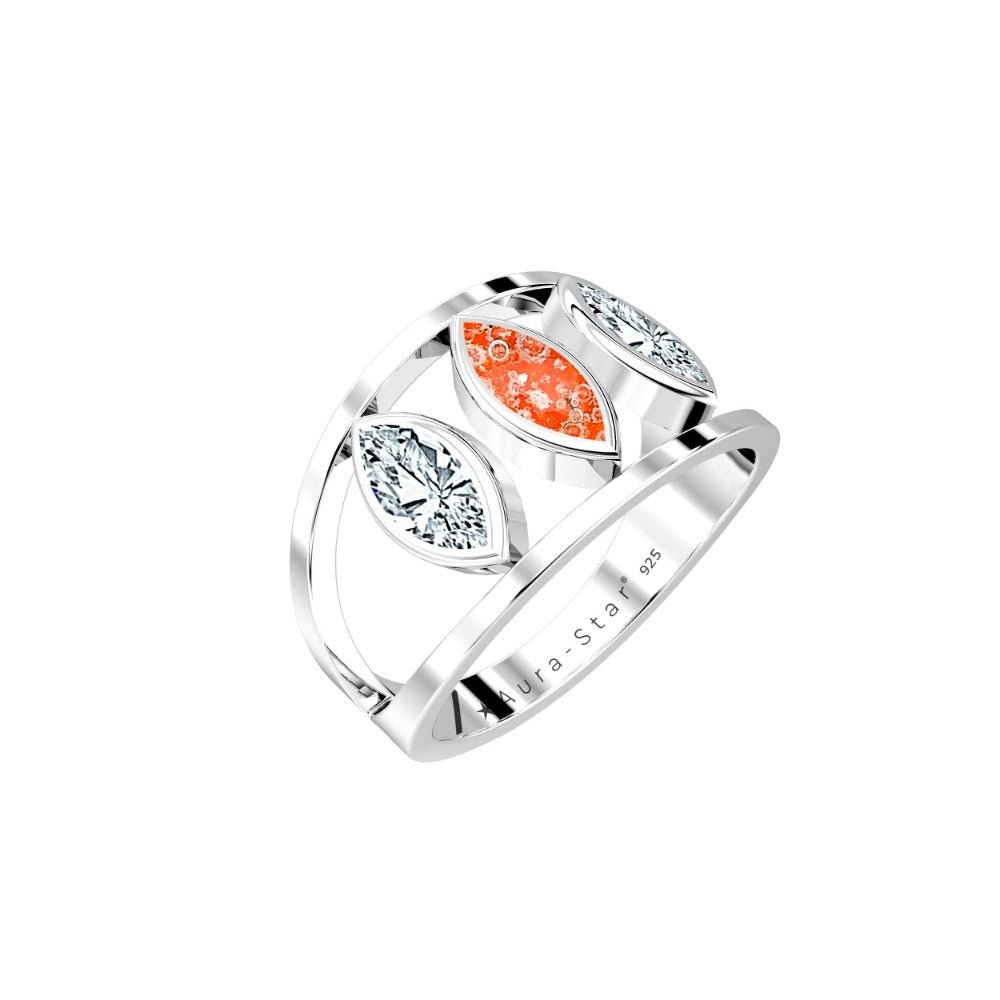 Ashes Infused JewelleryAura-Star Ring Glory