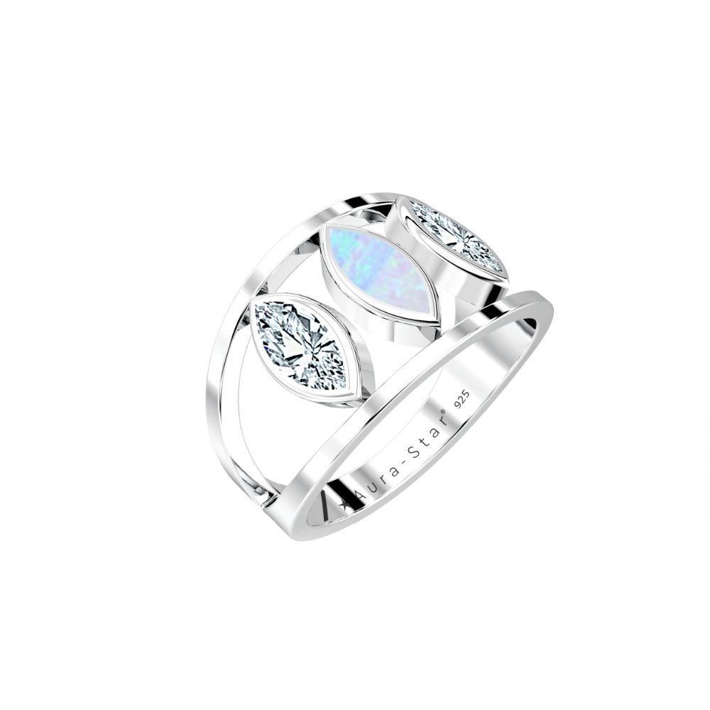 Ashes Infused JewelleryAura-Star Ring Glory