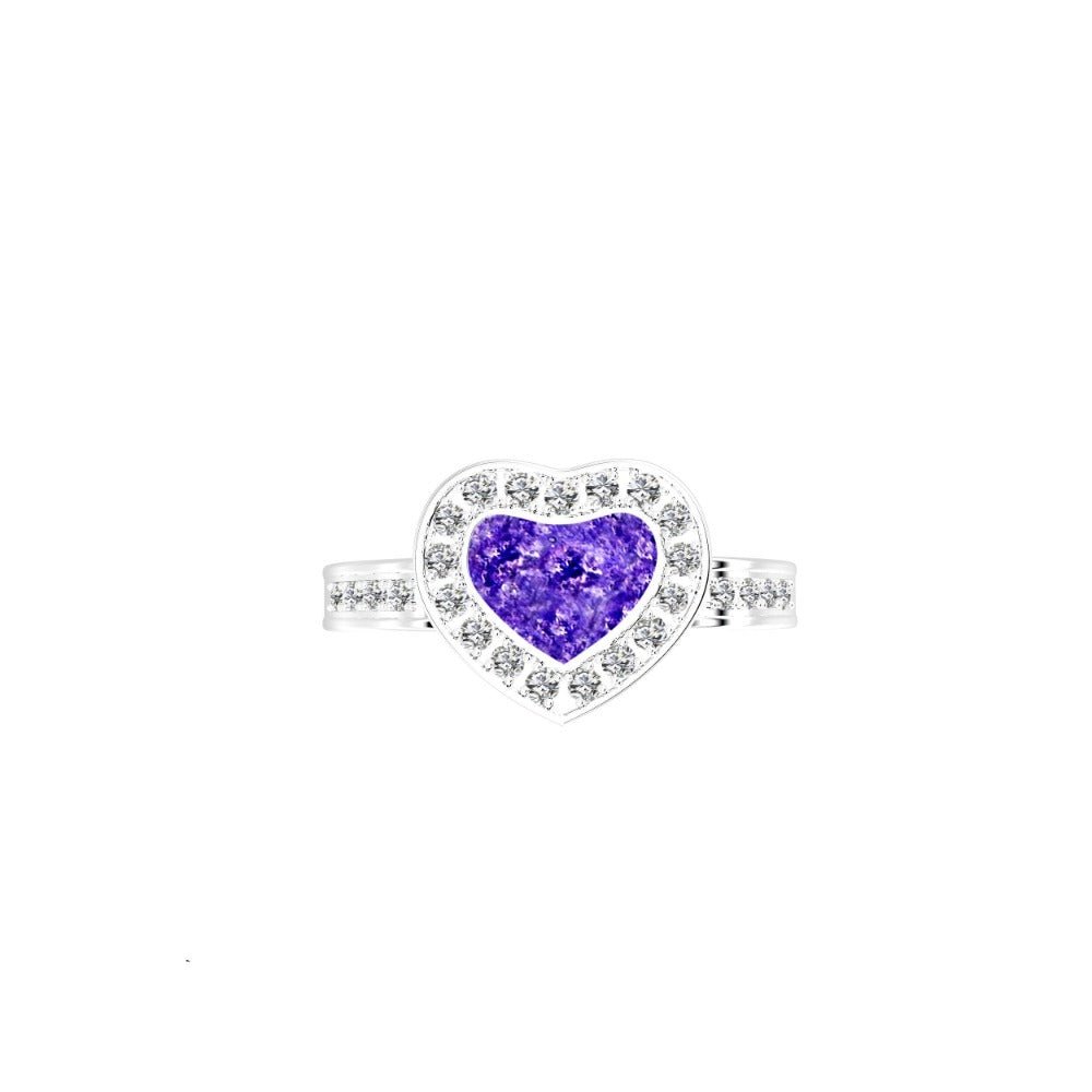Ashes Infused JewelleryAura-Star Ring Graceful