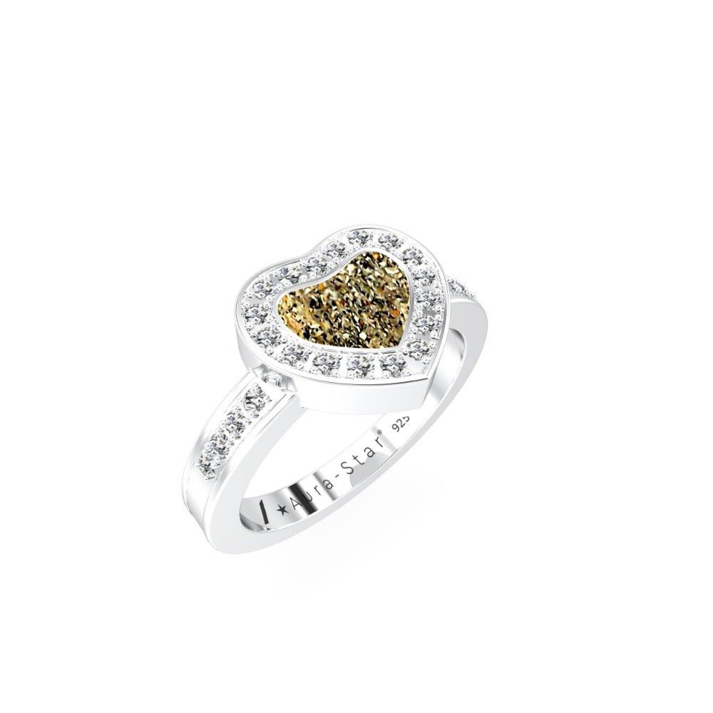 Ashes Infused JewelleryAura-Star Ring Graceful