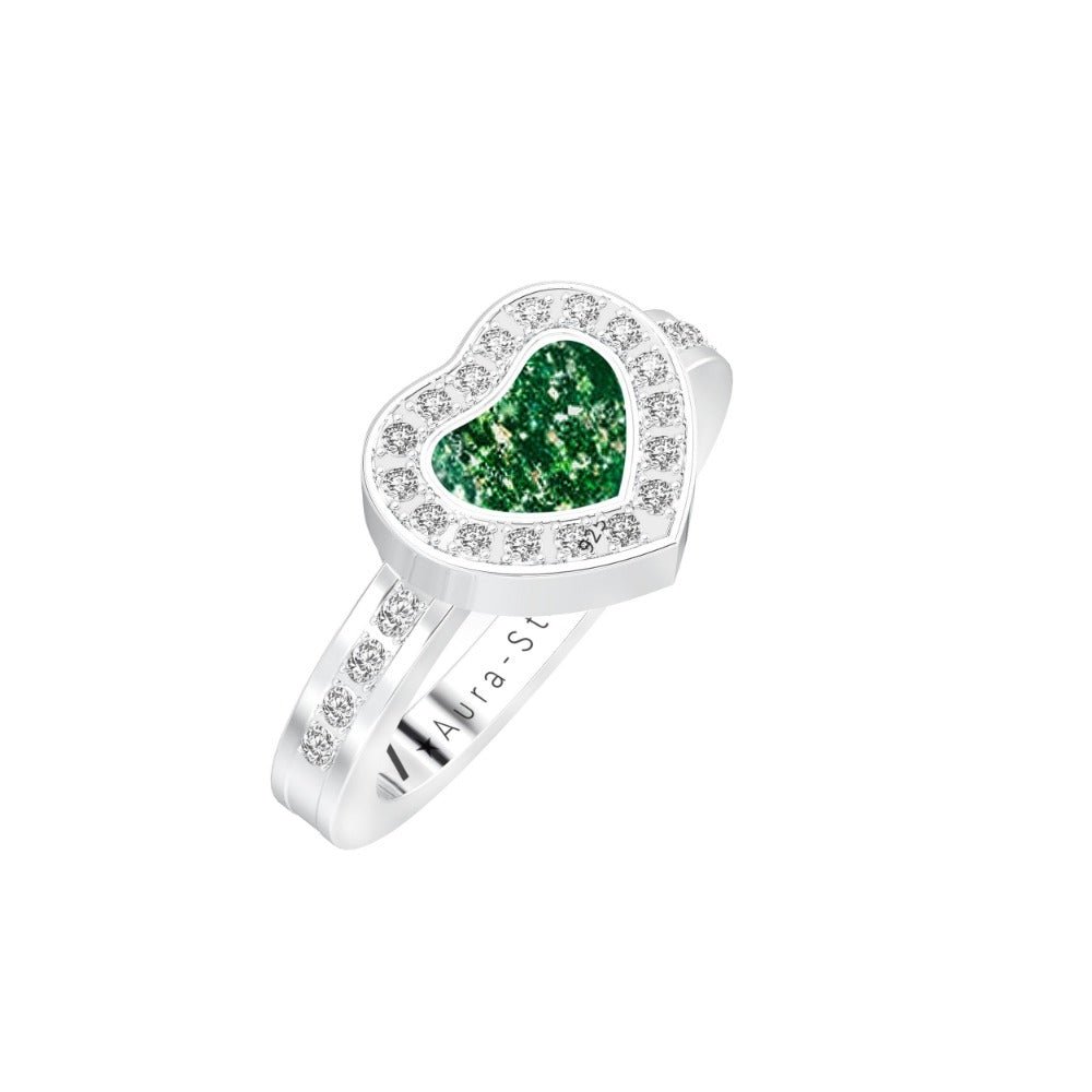 Ashes Infused JewelleryAura-Star Ring Graceful