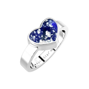 Ashes Infused JewelleryAura-Star Ring Heart