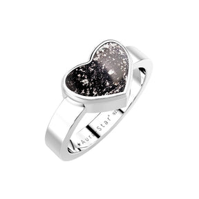 Ashes Infused JewelleryAura-Star Ring Heart