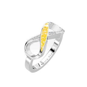Ashes Infused JewelleryAura-Star Ring Infinite