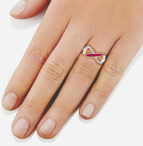 Ashes Infused JewelleryAura-Star Ring Infinite