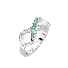Ashes Infused JewelleryAura-Star Ring Infinite