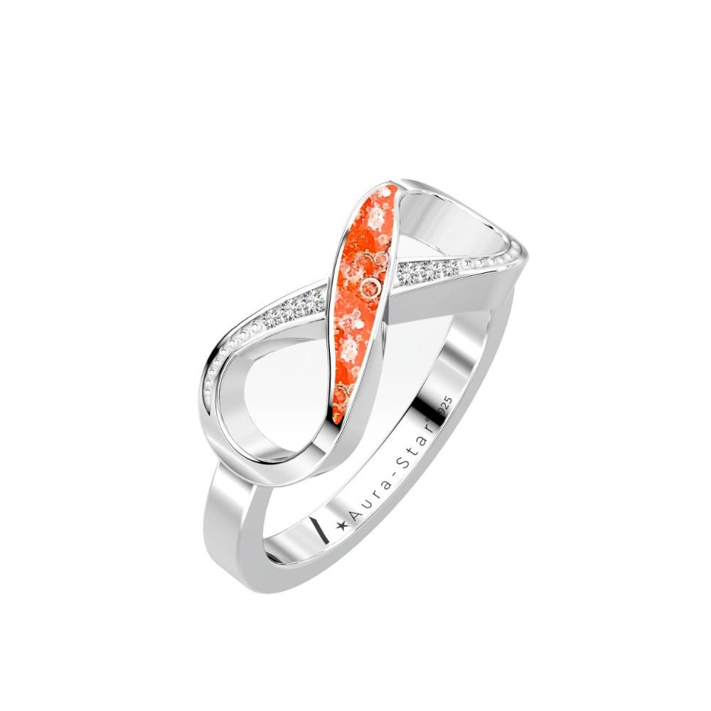 Ashes Infused JewelleryAura-Star Ring Infinite