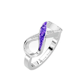 Ashes Infused JewelleryAura-Star Ring Infinite