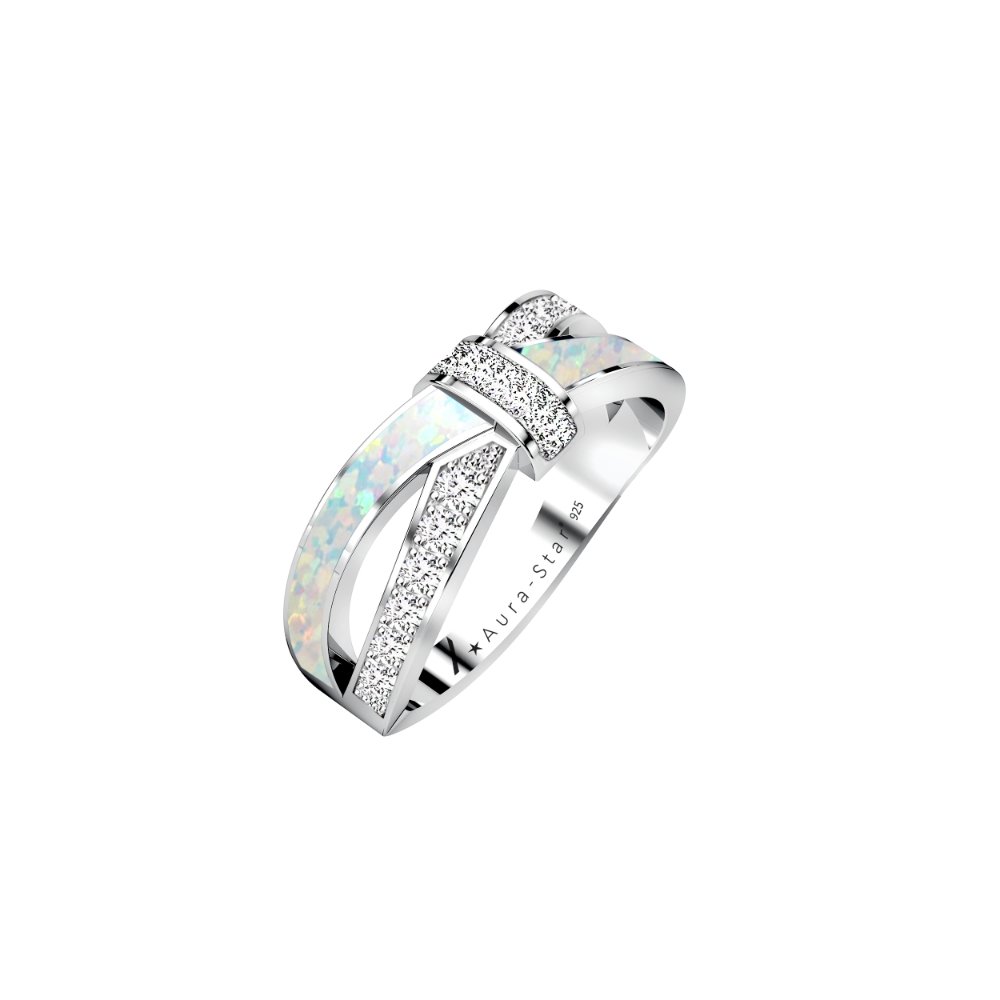 Ashes Infused JewelleryAura-Star Ring Ribbon