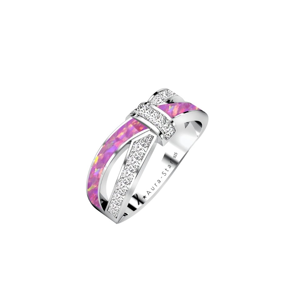 Ashes Infused JewelleryAura-Star Ring Ribbon